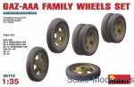 MA35112 GAZ-AAA family wheels set (made of Plastic)
