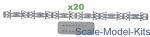Workable track links set for Pz.III/Pz.IV, early type
