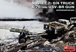MA35272 Soviet 2 Ton truck 6x4 & 76-mm USV-BR Gun