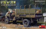 U.S. Army G7107 4X4 1,5 t Cargo Truck with metal body