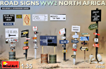 Road signs WWII. (North Africa)