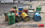 Modern oil drums 200 l