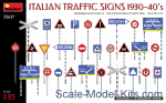 Italian Traffic Signs 1930-40's