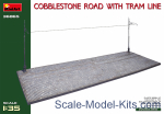 MA36065 Cobblestone Road with Tram Line