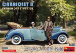 German passenger car Typ 170V Cabriolet B, 2 doors