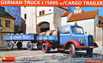 German Truck L1500S w/cargo trailer