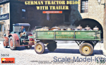 German Tractor D8506 with Trailer