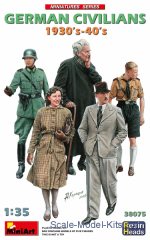 MA38075 German Civilians 1930-40s. (Resin Heads)