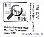 MINI7218a MG-34 gun barrel (2 pieces)