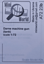 MINI7223b Darne machine gun (tank)