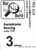 MINI7233a Aerodrome fencing #1 (3 pieces)
