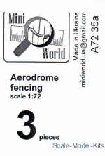 MINI7235a Aerodrome fencing #3 (3 pieces)
