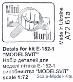 MINI7261a Pitots for E-152-1 