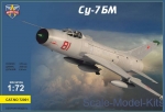 Bombers: Sukhoi Su-7BM Soviet fighter-bomber, ModelSvit, Scale 1:72