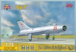 Fighters: Sukhoi Su-7 Soviet fighter, ModelSvit, Scale 1:72