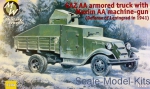 MW7244 GAZ-AA armored truck with Maxim AA gun