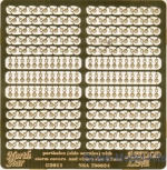 NSA700024 Portholes (side scuttles) with storm covers and visors for the French warships, 07 mm, early XX