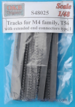 OKB-S48025 Tracks for M4 family, T56 with extended end connectors, type 1