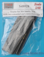 OKB-S48028 Tracks for M4 family, T56 with two extended end connectors, type 1
