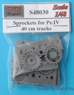 OKB-S48030 Sprockets for Pz.IV, 40 cm tracks