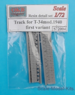 Detailing set: Track for T-34 mod.1940, first variant, OKB Grigorov, Scale 1:72