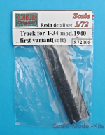 Detailing set: Track for T-34 mod.1940, first variant (soft), OKB Grigorov, Scale 1:72