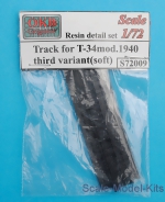 Detailing set: Track for T-34 mod.1940, third variant (soft), OKB Grigorov, Scale 1:72