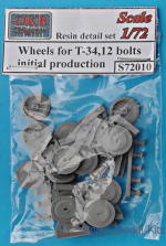 OKB-S72010 Wheels for T-34,12 bolts, early