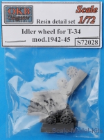 Detailing set: Idler wheel for T-34 mod.1942-45, OKB Grigorov, Scale 1:72