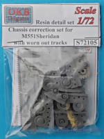 OKB-S72105 Chassis correction set for M551 Sheridan, with worn out tracks