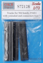 OKB-S72128 Tracks for M4 family, T54E1 with extended end connectors, type 1