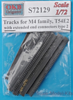 OKB-S72129 Tracks for M4 family, T54E2 with extended end connectors, type 2