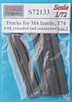OKB-S72133 Tracks for M4 family, T74 with extended end connectors, type 2