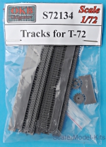 Detailing set: Tracks for T-72, OKB Grigorov, Scale 1:72