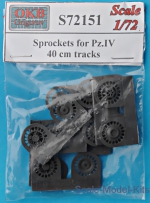 OKB-S72151 Sprockets for Pz.IV, 40 cm tracks