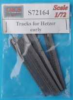 Detailing set: Tracks for Hetzer, early, OKB Grigorov, Scale 1:72