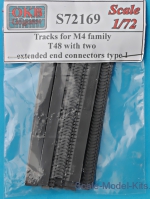 OKB-S72169 Tracks for M4 family, T48 with two extended end connectors, type 1