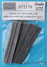 OKB-S72170 Tracks for M4 family, T48 with extended end connectors, type 1
