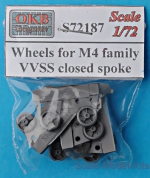 OKB-S72187 Wheels for M4 family, VVSS closed spoke