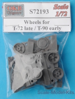 Detailing set: Wheels for T-72 late / T-90 early, OKB Grigorov, Scale 1:72