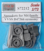 OKB-S72212 Sprockets for M4 family, VVSS D47366 economy