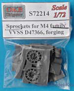 OKB-S72214 Sprockets for M4 family, VVSS D47366, forging (6 pcs)
