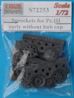 OKB-S72253 Sprockets for Pz.III, early without hub cap