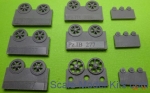 Detailing set: Wheels for Pz.I Ausf.B, OKB Grigorov, Scale 1:72