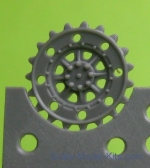 Detailing set: Sprockets for Pz.38 Hetzer, early, OKB Grigorov, Scale 1:72