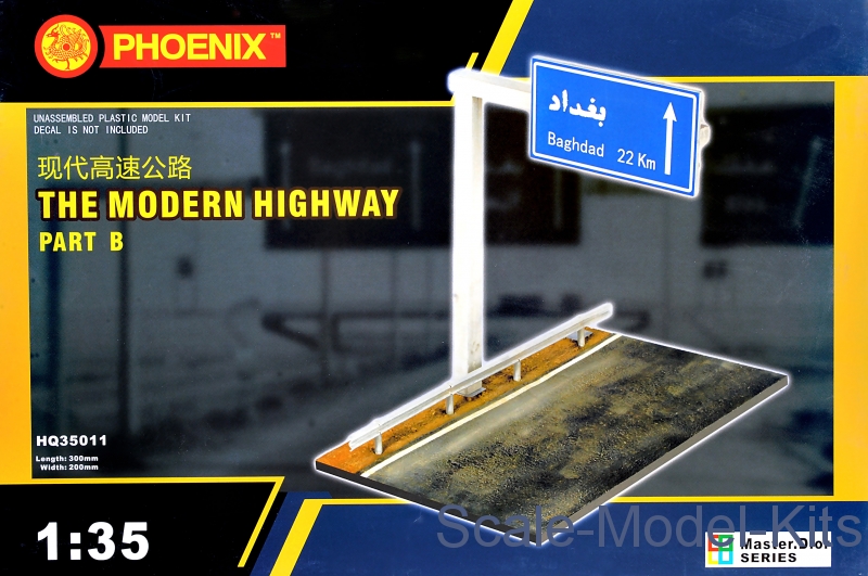 Phoenix The modern highway, part B plastic scale model kit in 135