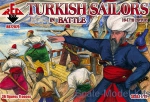 RB72079 Turkish sailors in battle, 16-17th century