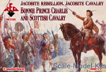 RB72149 Jacobite Rebellion. Jacobite Cavalry. Bonnie Prince Charlie and Scottish Cavalry