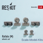 RS48-0033 Wheels set for Rafale (M) (1/48)