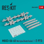 RS48-0095 Multiple Bomb Racks MBD3-U6-68 set for (Su-17, Su-24, Su-30, Su-34, Su-35) (2 pcs)